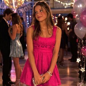 Vintage 90s Y2K Nanette Lepore Colorful Silk Lace Dress 8 Pink Barbiecore Party